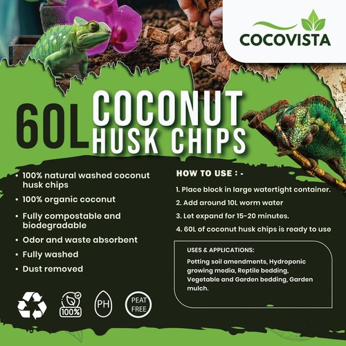 60l coconut husk - coconut,