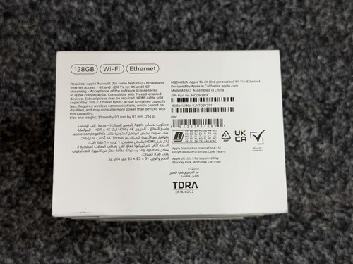 Apple 3rd gen - 4k, 128gb