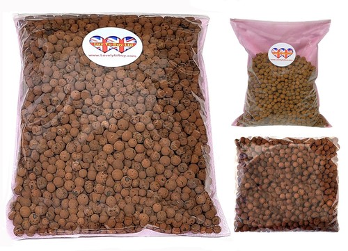 Round clay pebbles lightweight - clay, pebbles,lightweight