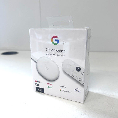 Google chromecast with - 4k,